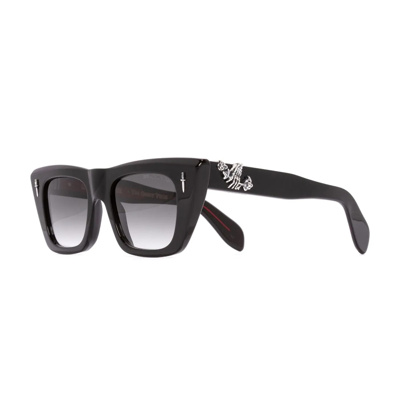 Shop Cutler And Gross Great Frog 008 01 Sunglasses In Nero