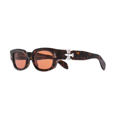 Shop Cutler And Gross Great Frog 004 02 Sunglasses In Marrone
