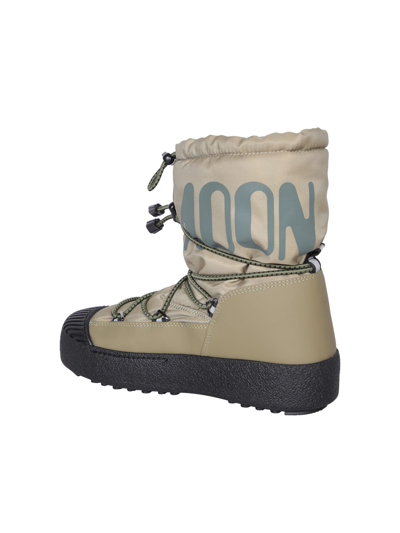 Shop Moon Boot Mtrack Polar Military Green Ankle Boot