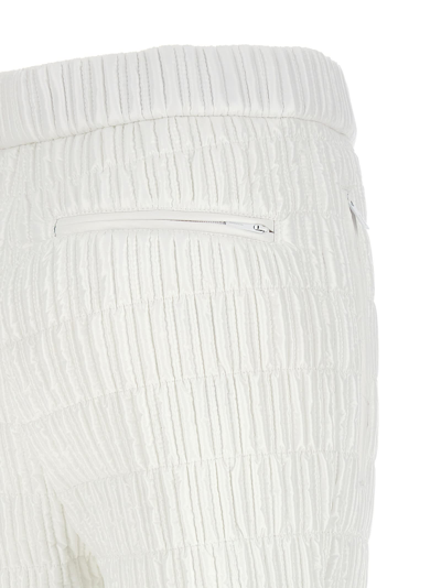 Shop Ferragamo Quilted Pants In White