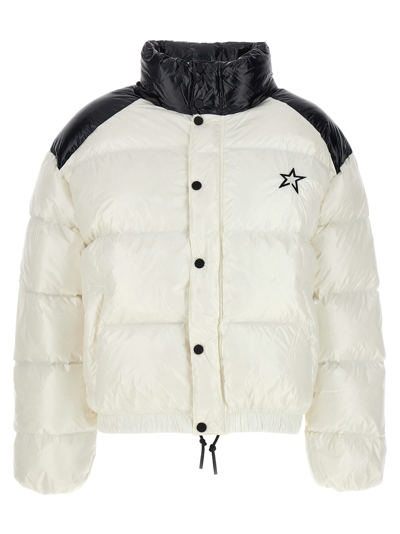 Shop Perfect Moment Moment Puffer Ii Down Jacket In White/black