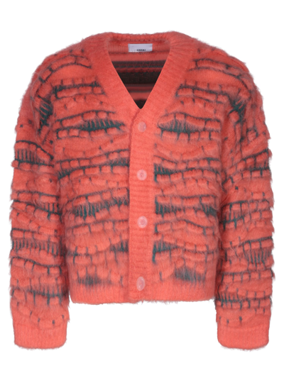 Shop Bonsai 3d Mohair Orange Cardigan