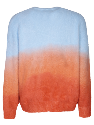 Shop Bonsai Sunset Fluffy Sweater In Orange
