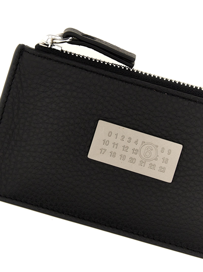 Shop Mm6 Maison Margiela Numeric Signature Wallet In Black