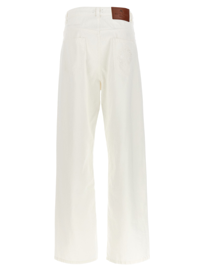 Etro Basic Straight-leg Jeans In White