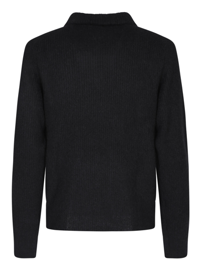 Shop Officine Generale Tarek Black Sweater