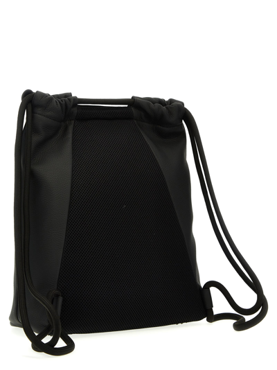 Shop Maison Margiela Soft 5ac Drawstring Backpack In Black