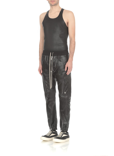 Shop Rick Owens Bauhaus Cargo Pants In Black