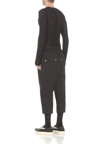 Shop Rick Owens Bauhaus Bela Pants In Black