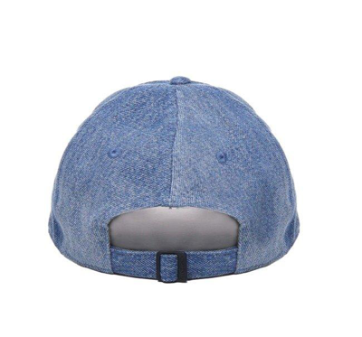 Shop Jw Anderson Logo Embroidered Baseball Cap In Blue
