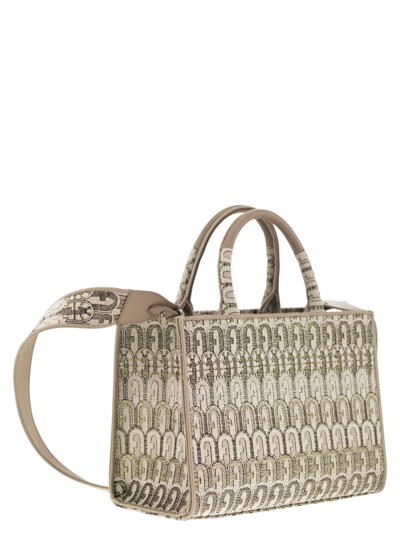 Shop Furla Opportunity - Tote Bag Small In Beige