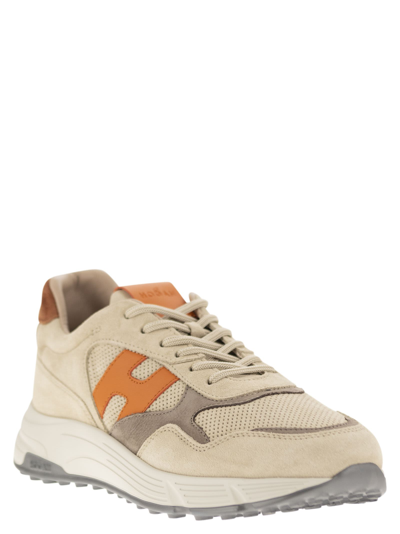 Shop Hogan Hyperlight - Sneakers In Beige/orange