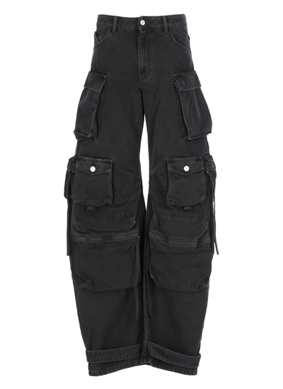 Shop Attico Fern Jeans In Black