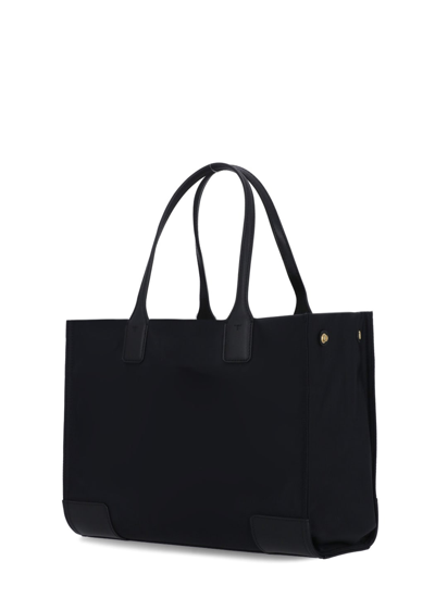 Shop Tory Burch Shopping Bag Ella Small In Black