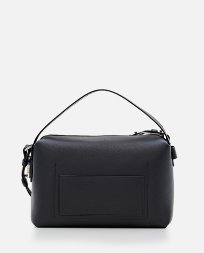 Shop Hogan Maxi H Plexi Leather Camera Bag In Black