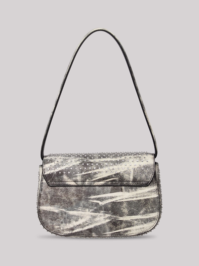 Shop Diesel 1dr Crystal-embellished Shoulder Bag