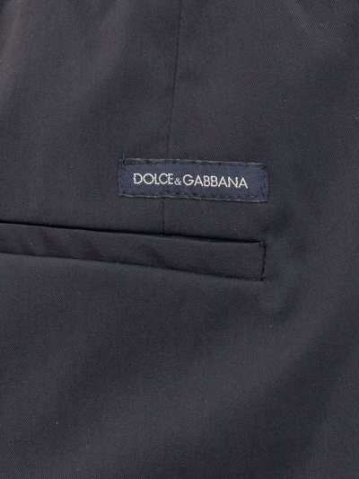 Shop Dolce & Gabbana Technical Nylon Jogging Pants In Blu Scurissimo 5