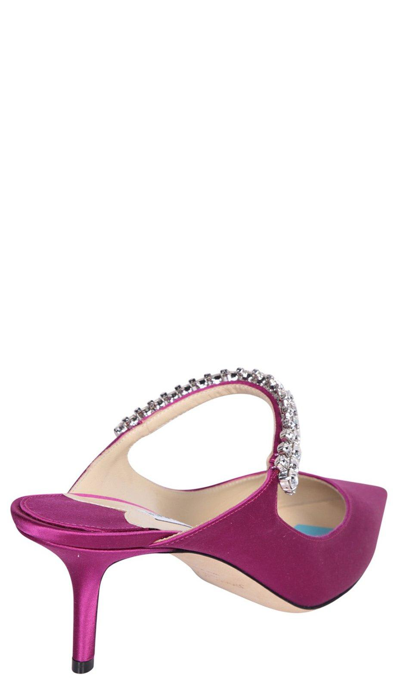 Shop Jimmy Choo Bing 65 Slip-on Mules In Pink