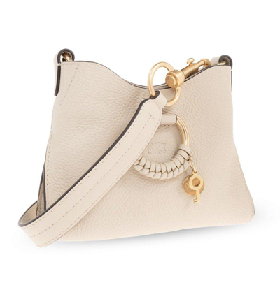 Shop See By Chloé Joan Leather Bag In Beige