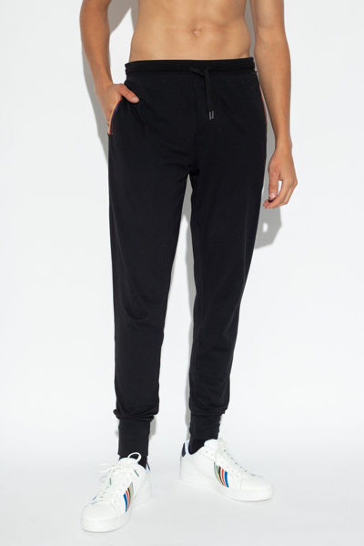 Shop Paul Smith Sweatpants With Pockets In Nero