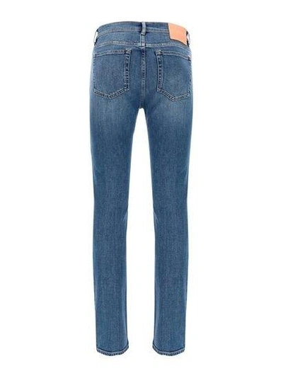 Shop Acne Studios North Mid-rise Jeans In Blu