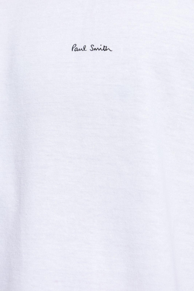 Shop Paul Smith Logo T-shirt 3 Pack In Bianco