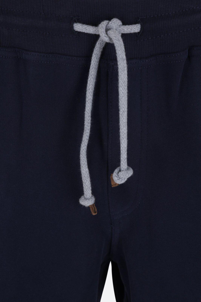 Shop Brunello Cucinelli Drawstring Bermuda Shorts In Blu