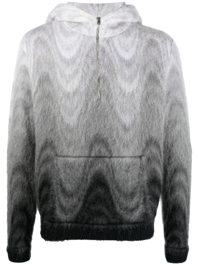 Shop Etro Ash Grey Mohair-wool Blend Jumper In Grigio