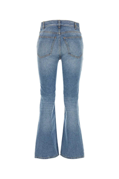 Shop Chloé Cropped Bootcut Jeans In Denim