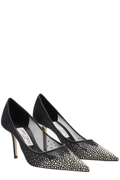 Shop Jimmy Choo Pointed Toe Pumps In Nero