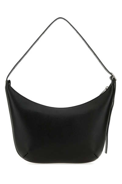 Shop Balenciaga Black Leather Mary-kate Shoulder Bag In Nero