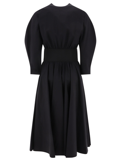 Shop Alaïa Poplin Cross Belt Dress