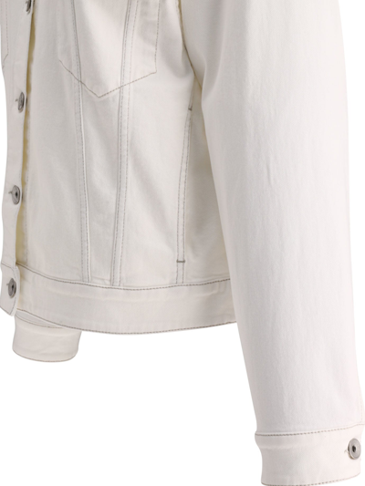 Shop Brunello Cucinelli Denim Jacket With Pockets