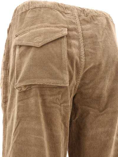 Shop Ganni Corduroy Drawstring Trousers