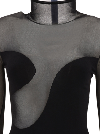 Shop Nensi Dojaka Asymmetric Line Bodysuit