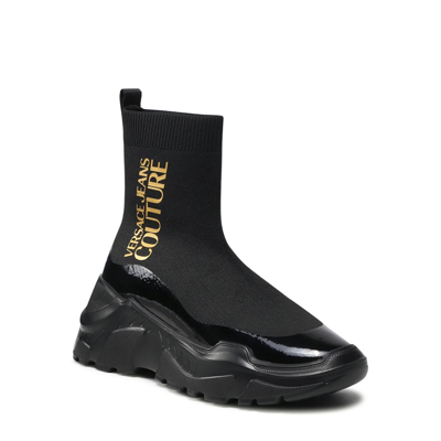 Shop Versace Jeans Couture Sock Sneakers