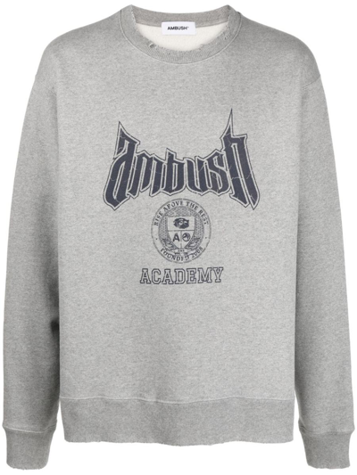 Shop Ambush Academy Sweatshirt In Grey
