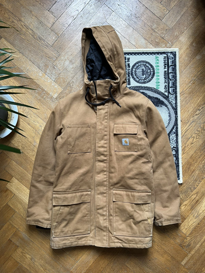 Pre-owned Carhartt X Vintage Carhartt Wip Siberian Parka Jacket In Brown