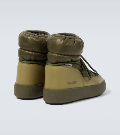 Shop Moon Boot Mtrack Snow Boots In Green