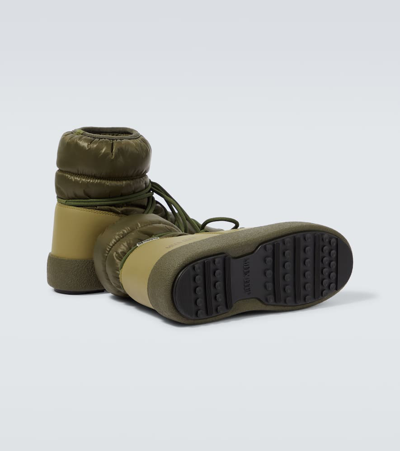 Moon Boot Mtrack Low Padded Boots In Green