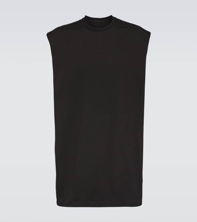 Shop Rick Owens Tarp Cotton T-shirt In Black