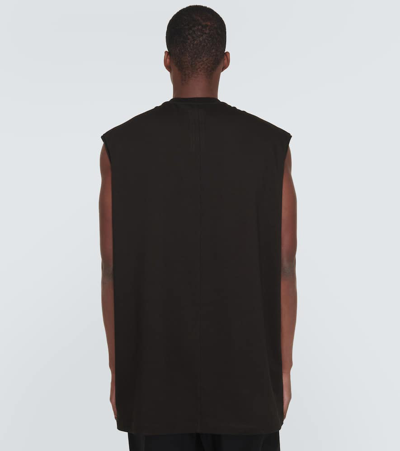 Shop Rick Owens Tarp Cotton T-shirt In Black