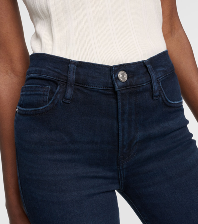 Frame Le High Skinny Jeans In Blue