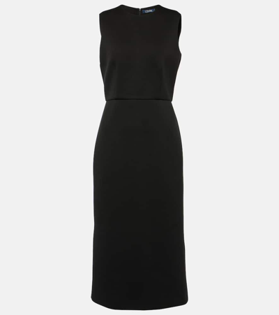 Shop 's Max Mara Maremar Jersey Midi Dress In Black