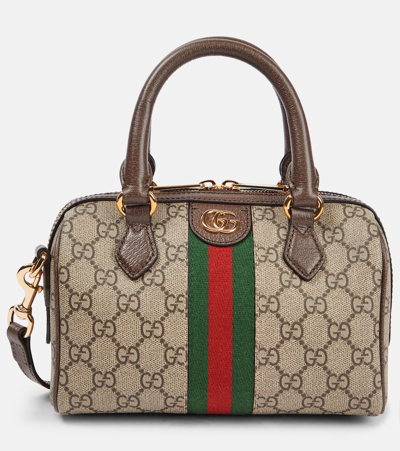 Gucci Mini Ophidia Gg Tote Bag In Beige