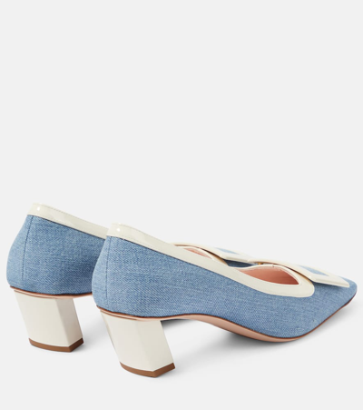 Roger Vivier Buckle Detail High Heels In Blue