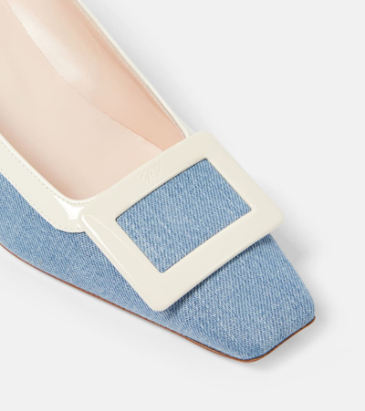 Roger Vivier Buckle Detail High Heels In Blue