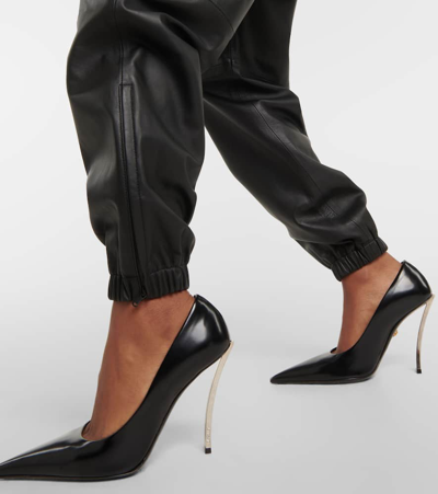 Wardrobe.nyc Leather Sweatpants In Black