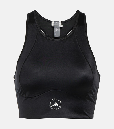 Shop Adidas By Stella Mccartney Truepurpose Sports Bra In Black