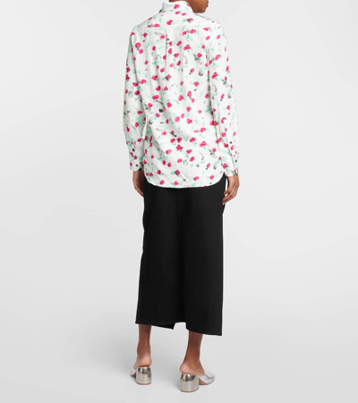 Marni Floral Print Viscose Shirt In Multicoloured